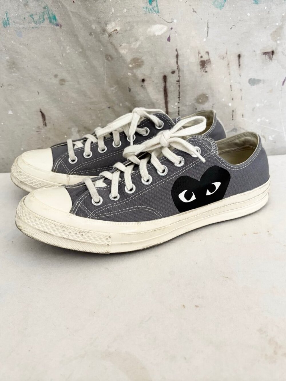 Comme des Garcons x Converse Men's Chuck Taylor Low-Top Canvas Sneakers